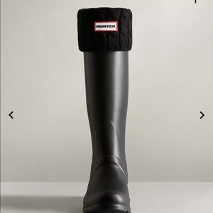 Hunter Knitted Cuff Tall Boot Socks